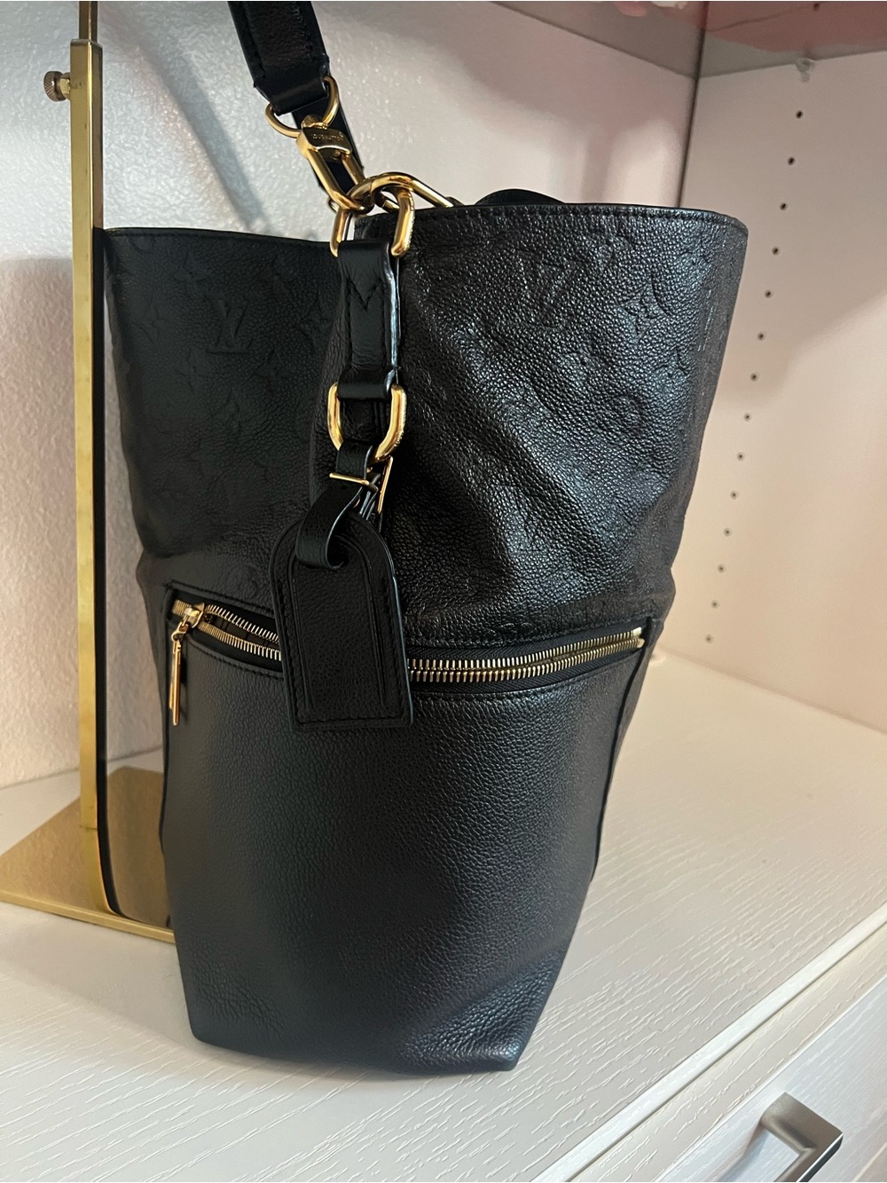 Louis Vuitton Melie Empreinte Hobo Bag Black - Picture 3 of 16